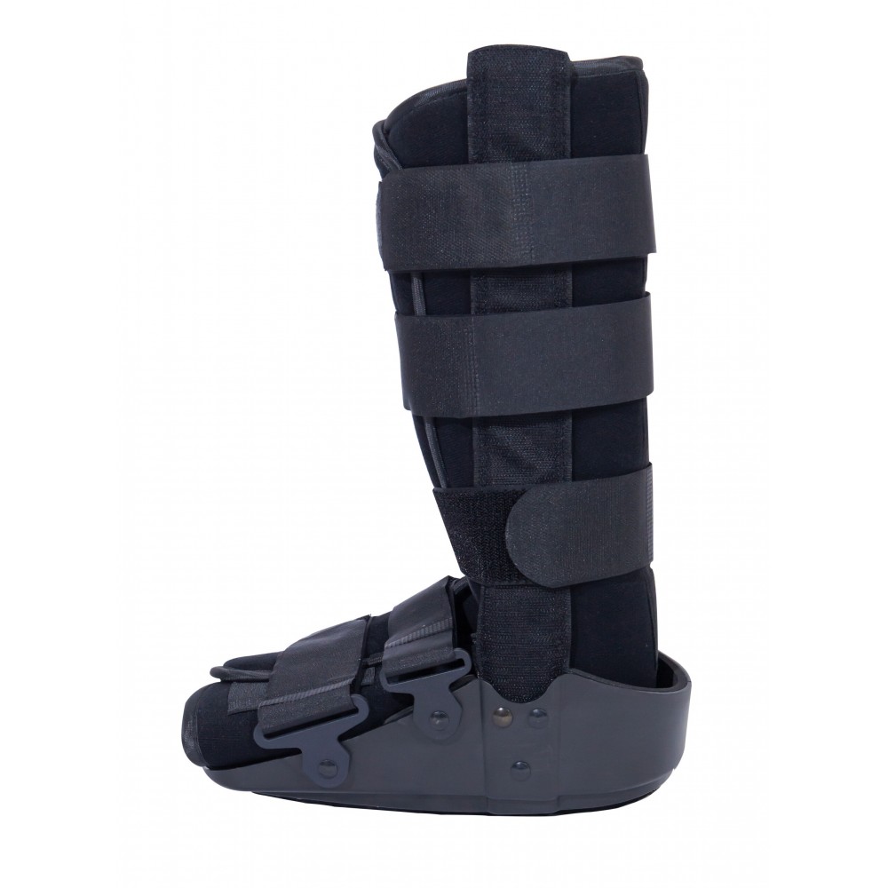 Μπότα Καταγμάτων Ψηλή Σταθερή / Μαύρη Small