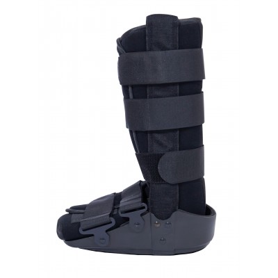 Μπότα Καταγμάτων Ψηλή Σταθερή / Μαύρη Large